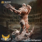 Froth the Belligerent 3D-printed model